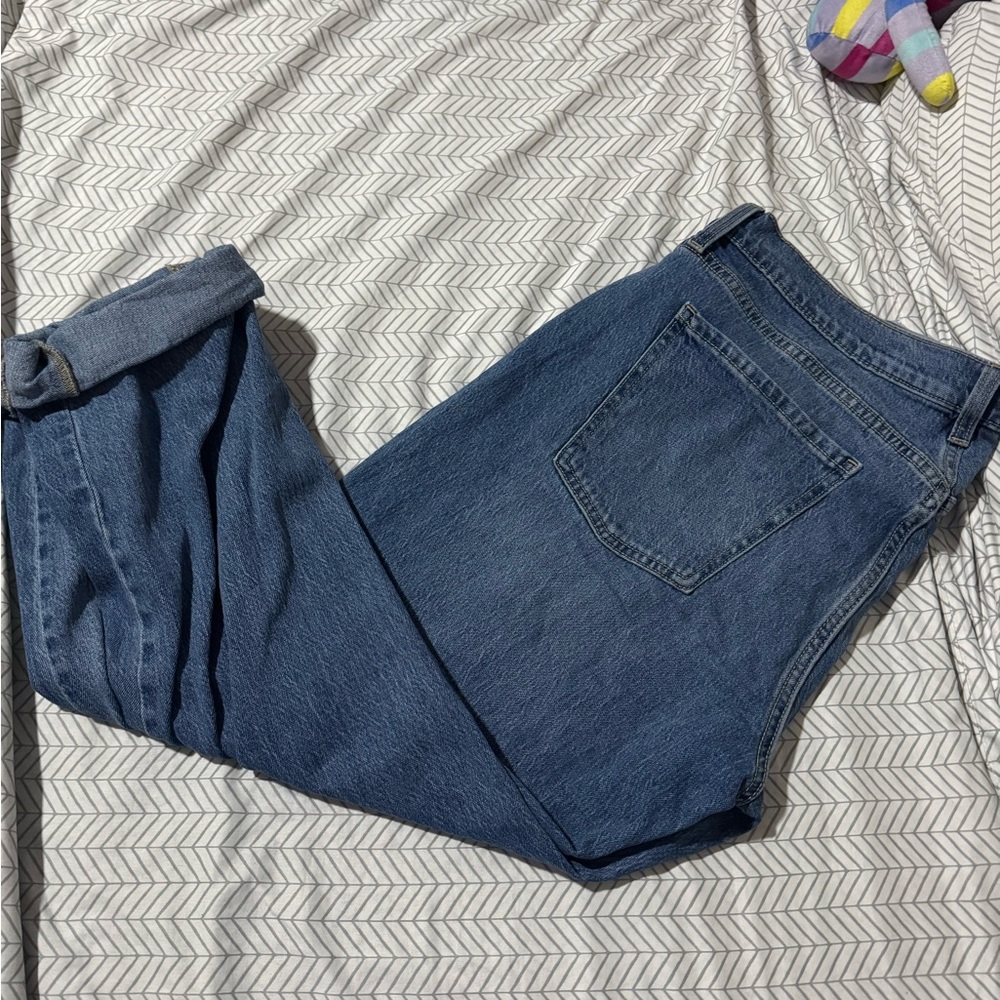 Old Navy Blue Boyfriend Jeans Relaxed Fit